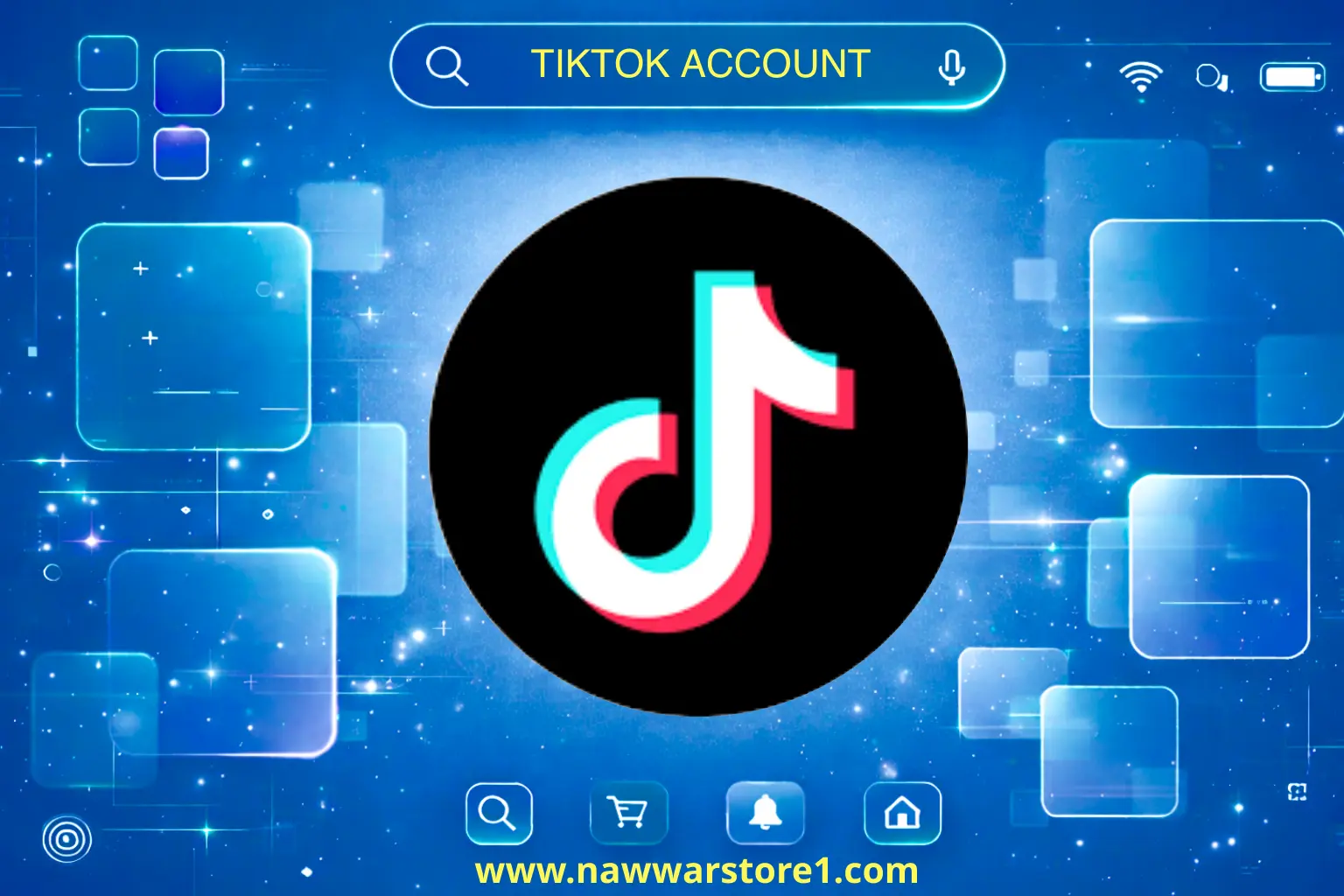 حساب تيك توك اجنبي