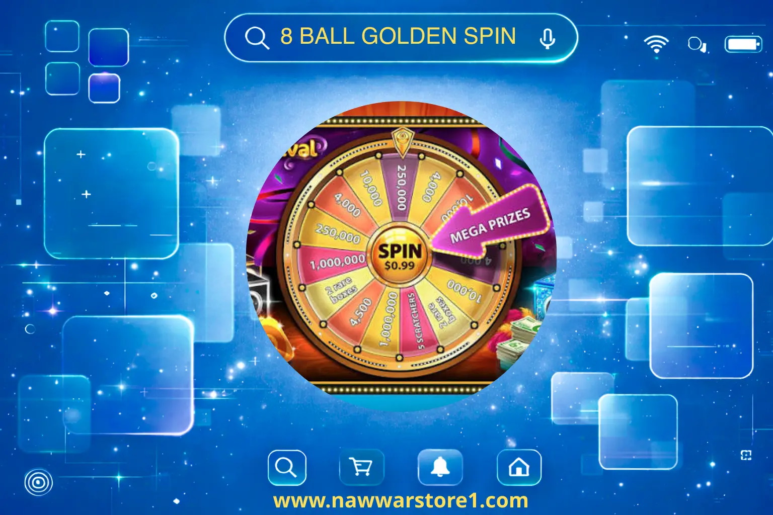 8Ball Golden Spin